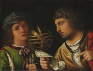 Giovanni Borgherini Und Sein Tutor — Giorgione