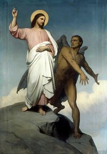 Christ Tempted Of Satan — Ary Scheffer