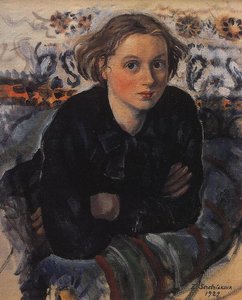 Portrait Of Daughter Katya — Zinaida Serebriakova