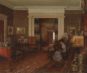 Interior At 6 Elk Street Albany, New York (residence Of The Reverend Frank L. Norton) — 沃尔特·劳恩特·帕尔默