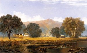 Harvesting, Livermore Valley — Edwin Deakin