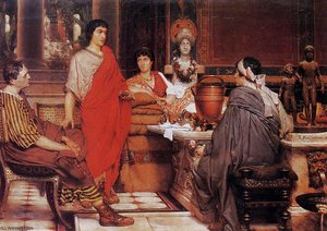 Catullus At Lesbia-s — Lourens Alma Tadema