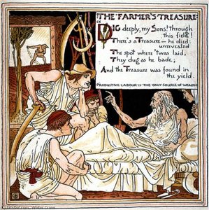 The Farmer's Treasure — Walter Crane