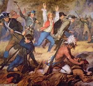 The Massacre Of Wyoming Valley — Alonzo Chappel