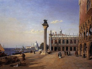 Venise, La Piazzetta — Jean-baptiste-camille Corot