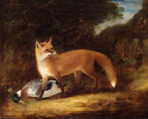 Fox And Duck — Sr John E Ferneley