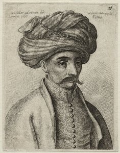 Turk's Head — Wenceslaus Hollar