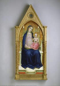 Madonna In Trono (da Un Polittico Di Dieci Parti) — Lorenzo Monaco