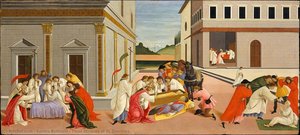 I Tre Miracoli Di San Zenobio — Sandro Botticelli