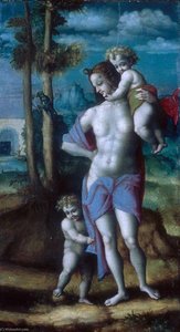 Eve With Cain And Abel — Il Bacchiacca