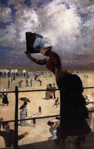 The Girl On The Boardwalk — Franz Skarbina
