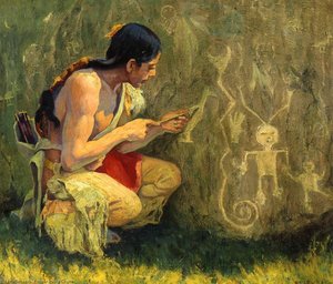 The Pictographs — Eanger Irving Couse