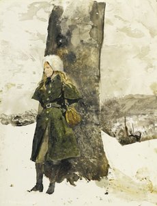 In The Orchard (helga In Orchard) — Andrew Newell Wyeth