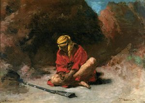 Arabe Enlevant Une Épine De Son Pied — Léon Joseph Florentin Bonnat
