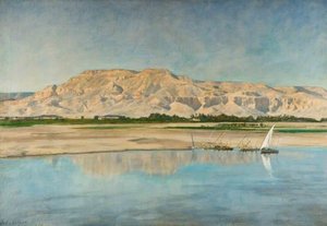 Theban Hills From Luxor — John Maler Collier
