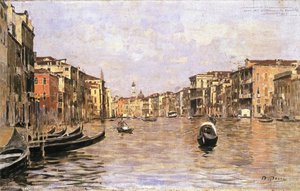 Gondolas In Venice — Bartolomeo Bezzi