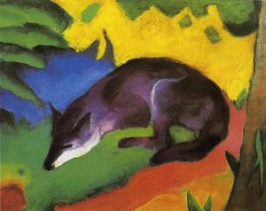 Blauer Fuchs — Franz Marc