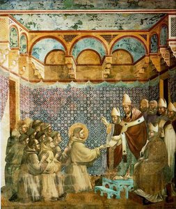 Legenda Sv. Františka – [07] – Potvrdenie Pravidiel — Giotto Di Bondone