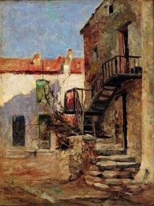 Houses In Piana, Corsica — Antonio Parreiras