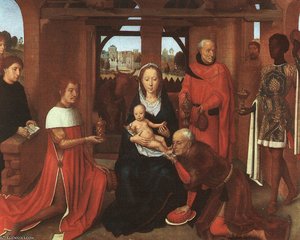 Adorjonen Av Magi — Hans Memling