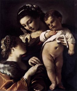 Mystical Marriage Of St Catherine Of Alexandria — Guercino