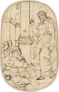 Saint Paul Preaching In Athens — Perino Del Vaga (piero Buonaccorsi)