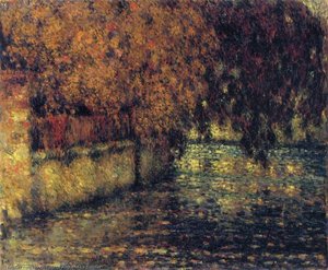 The Wall, Autumn — Henri Le Sidaner