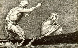 Psyche Crossing The Acheron — Max Klinger