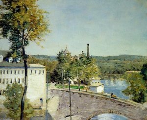 Les Usines De La U.s. Thread Company, Willimantic, Connecticut — Julian Alden Weir