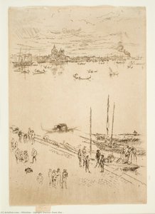 Upright Venice, From The — James Abbott Mcneill Whistler
