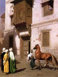 Horse Merchant In Cairo — Jean-léon Gérôme