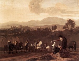 Landscape In The Roman Campagna — Karel Dujardin
