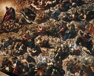 Raj (detal) — Jacopo Tintoretto