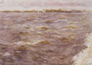River Ob — Vasily Ivanovich Surikov