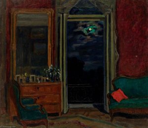 Moonlit Interior — Stanislav Zhukovsky