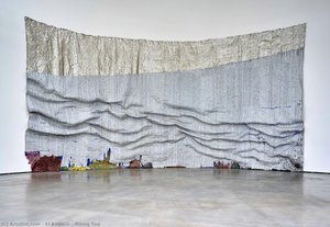 Rising Sea — El Anatsui