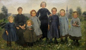 The Girls (also Known As Les Fillettes) — Léon Frédéric