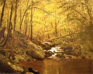 The Running Brook — John George Brown