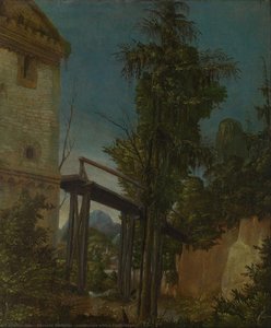 Landscape With A Footbridge — Albrecht Altdorfer
