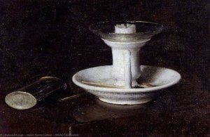 White Candlestick — Henri Fantin-latour