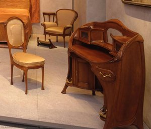 Madame Guimard’s Bedroom (detail) — Hector Guimard