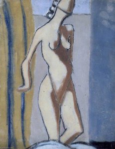 Ghislaine And Grey Nude — Roger Hilton