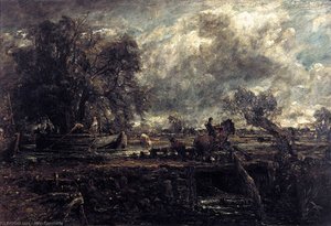Skizze Für Das Springende Pferd — John Constable
