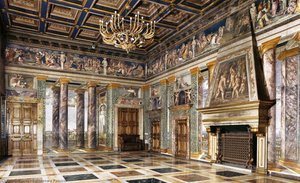 Perspective View Of The Sala Delle Prospettive — 발다사레 페루치