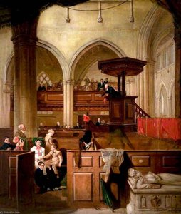 The Ferneley Family Pew In Melton Mowbray Parish Church, Leicestershire — Sr John E Ferneley