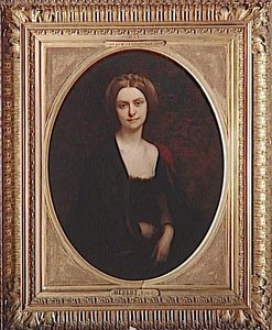 Portrait De Madame Janvier D'attainville — Ernest Hébert (antoine Auguste Ernest Hebert)