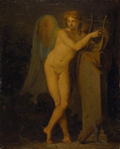 Cupid Playing The Lyre. — Nicolai Abraham Abildgaard