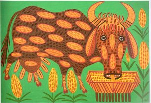 A Cow Like That Gives 5,000 Liters A Day — Maria Primachenko