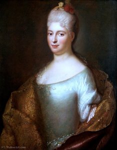 Portrait Of Elżbieta Sieniawska. — Ádám Mányoki