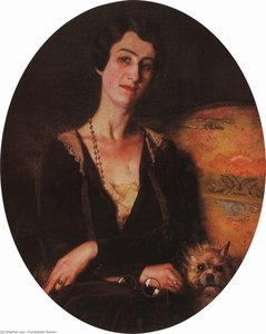 Portrait Of E. Pits-bilibina — Konstantin Andreevic Somov